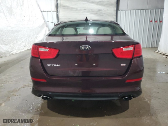 2014 Kia Optima LX with VIN 5XXGM4A77EG333341, listed as a Copart auction lot 50746615 with 163,401 mi miles and Clean Title. Bid and sale history available at carsss.com. Image 6.