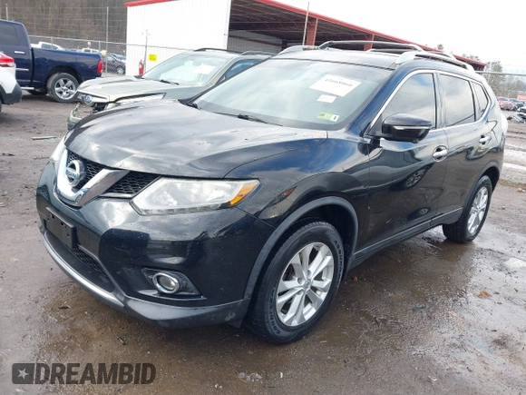 2014 Nissan Rogue S with VIN 5N1AT2MV6EC765891, listed as a IAAI auction lot 41668060 with 100,795 mi miles. Bid and sale history available at carsss.com. Image 2.