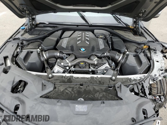 2022 BMW 8 Series M850i with VIN WBAGV8C02NCJ60944, listed as a Copart auction lot 71760253 with 6,350 mi miles. Bid and sale history available at carsss.com. Image 13.