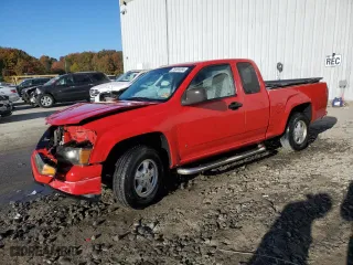2007 Chevrolet Colorado LT w/1LT with VIN 1GCCS199578255415, listed as a Copart auction lot 76493384 with 128,837 mi miles and Salvage Title. Bid and sale history available at carsss.com. Image 1.