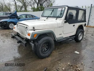 1998 Jeep Wrangler SE with VIN 1J4FY29P0WP749387, listed as a Copart auction lot 51112015 with 97,834 mi miles and Salvage Title. Bid and sale history available at carsss.com. Image 1.