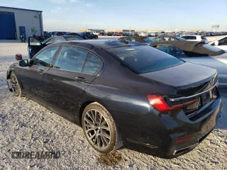 2020 BMW 7 Series 740i with VIN WBA7T2C09LCD64580, listed as a Copart auction lot 70883843 with 46,533 mi miles and . Bid and sale history available at DreamBid. Image 2.