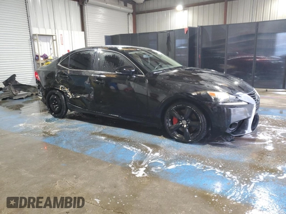 2015 Lexus IS 350 with VIN JTHBE1D23F5019809, listed as a Copart auction lot 83851034 with 109,250 mi miles and Salvage title. Bid and sale history available at DreamBid. Image 4.