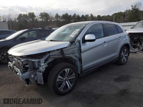 2022 Mitsubishi Outlander ES with VIN JA4APUAU3NU018835, listed as a Copart auction lot 50904185 with 44,773 mi miles and Non repairable. Bid and sale history available at DreamBid. Image 1.