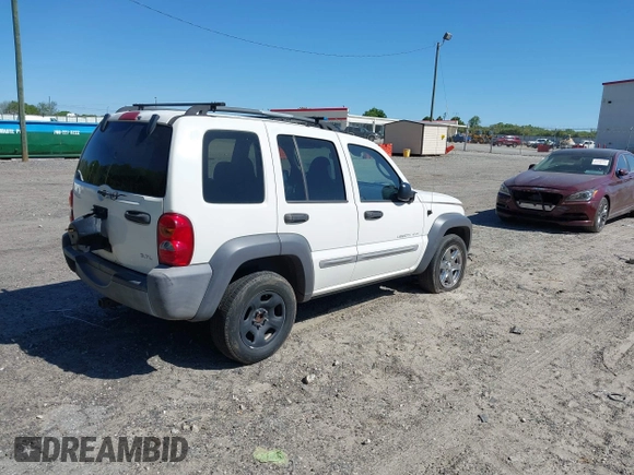 2003 Jeep Liberty Sport with VIN 1J4GK48K63W558064, listed as a IAAI auction lot 42043911 with 171,317 mi miles and . Bid and sale history available at DreamBid. Image 4.