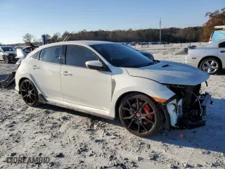 2021 Honda Civic Type R Touring with VIN SHHFK8G72MU205055, listed as a Copart auction lot 81995414 with 14,990 mi miles and Salvage Title. Bid and sale history available at carsss.com. Image 4.