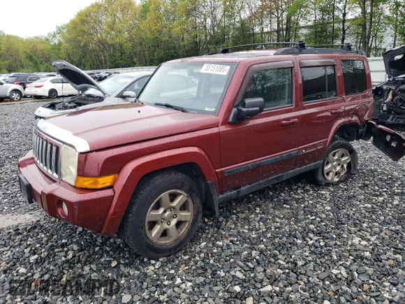 2007 Jeep Commander Sport with VIN 1J8HG48K77C695767, listed as a Copart auction lot 55151085 with 189,983 mi miles and Clean title. Bid and sale history available at DreamBid. Image 1.