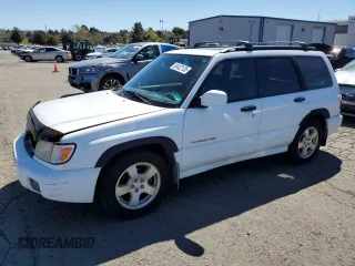 2002 Subaru Forester S w/Premium Pkg with VIN JF1SF65622H712267, listed as a Copart auction lot 50422135 with 106,196 mi miles and Salvage Title. Bid and sale history available at carsss.com. Image 1.
