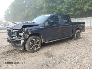 2020 Ford F-150 XL with VIN 1FTEW1EP8LFA05352, listed as a Copart auction lot 60870485 with 153,952 mi miles and Salvage title. Bid and sale history available at DreamBid. Image 1.