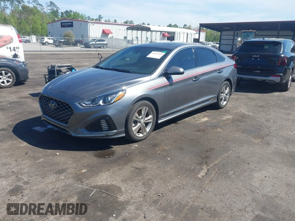 2018 Hyundai Sonata SEL with VIN 5NPE34AF6JH701346, listed as a IAAI auction lot 41877477 with 86,077 mi miles and . Bid and sale history available at DreamBid. Image 2.