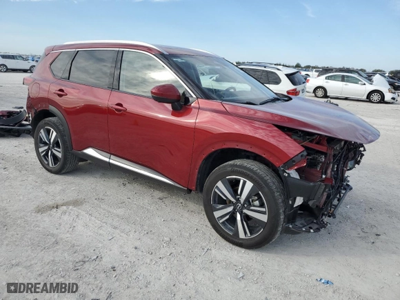 2022 Nissan Rogue Platinum with VIN JN8BT3DDXNW275284, listed as a Copart auction lot 88319755 with 16,278 mi miles and Salvage Title. Bid and sale history available at carsss.com. Image 4.