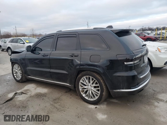 2018 Jeep Grand Cherokee Summit with VIN 1C4RJFJT2JC390079, listed as a Copart auction lot 43502555 with 106,724 mi miles and Salvage title. Bid and sale history available at DreamBid. Image 2.