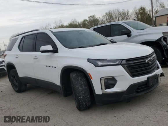 2023 Chevrolet Traverse LS with VIN 1GNERFKW5PJ279764, listed as a Copart auction lot 53683035 with 38,430 mi miles and Salvage title. Bid and sale history available at DreamBid. Image 4.