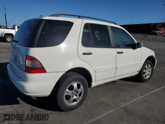 2003 Mercedes-Benz M-Class 3.2L with VIN 4JGAB54E23A390045, listed as a Copart auction lot 47264475 with 154,349 mi miles and Salvage Title. Bid and sale history available at carsss.com. Image 3.