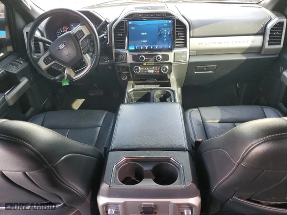 2022 Ford Super Duty F-250 SRW XL with VIN 1FT8W2BT1NEG22363, listed as a Copart auction lot 50160265 with 91,283 mi miles and Salvage Title. Bid and sale history available at carsss.com. Image 8.