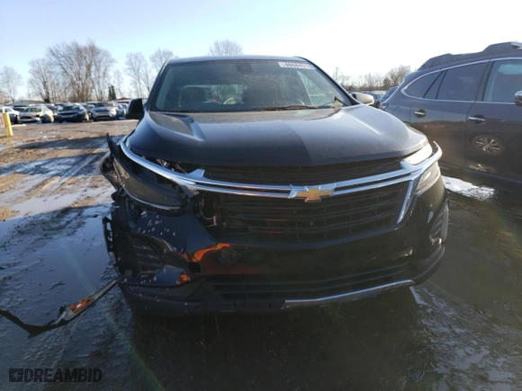 2022 Chevrolet Equinox LT with VIN 3GNAXUEV9NL269501, listed as a Copart auction lot 46684515 with 75,590 mi miles and Non Repairable. Bid and sale history available at carsss.com. Image 5.