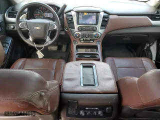 2015 Chevrolet Tahoe LTZ with VIN 1GNSCCKC9FR143064, listed as a Copart auction lot 45360745 with 140,751 mi miles and Salvage Title. Bid and sale history available at carsss.com. Image 8.