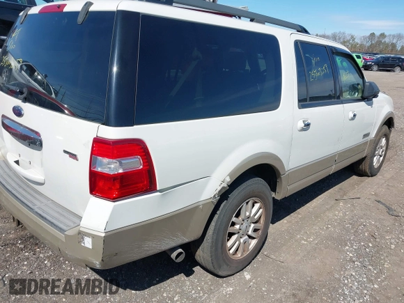 2008 Ford Expedition Max Eddie Bauer with VIN 1FMFK18538LA45515, listed as a IAAI auction lot 41916113 with Not Provided miles and . Bid and sale history available at DreamBid. Image 4.