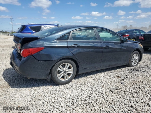 2013 Hyundai Sonata GLS with VIN 5NPEB4AC5DH791036, listed as a Copart auction lot 53425815 with 92,813 mi miles and Salvage Title. Bid and sale history available at carsss.com. Image 3.