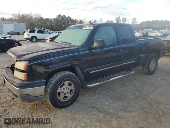 2003 Chevrolet Silverado 1500 with VIN 1GCEK19T73Z151985, listed as a Copart auction lot 85749584 with 296,521 mi miles and Salvage Title. Bid and sale history available at carsss.com. Image 1.