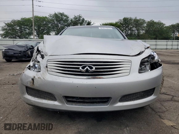 2008 Infiniti G35 Journey with VIN JNKBV61E68M206529, listed as a Copart auction lot 61417315 with 83,186 mi miles and Salvage title. Bid and sale history available at DreamBid. Image 5.