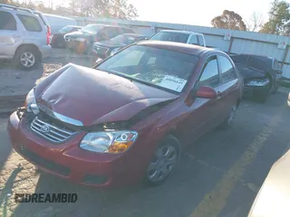 2008 Kia Spectra EX with VIN KNAFE121685532856, listed as a IAAI auction lot 40996849 with 153,194 mi miles. Bid and sale history available at carsss.com. Image 16.