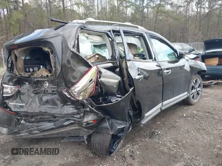 2017 Nissan Pathfinder S with VIN 5N1DR2MM5HC623250, listed as a IAAI auction lot 41867920 with 82,861 mi miles and . Bid and sale history available at DreamBid. Image 4.