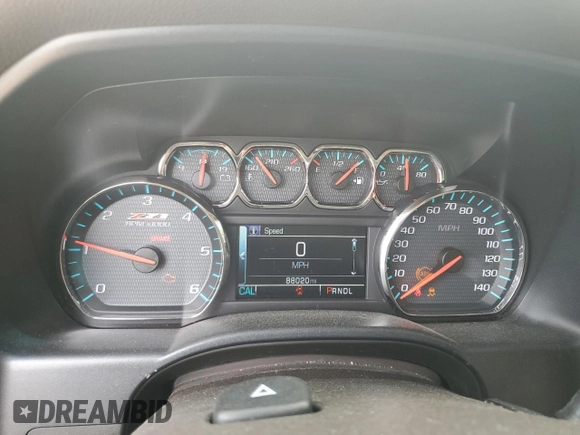 2018 Chevrolet Silverado 1500 LT with VIN 3GCUKREC6JG391655, listed as a Copart auction lot 53999545 with 88,020 mi miles and Salvage Title. Bid and sale history available at carsss.com. Image 9.