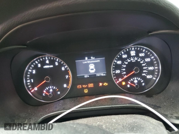 2021 Kia Forte FE with VIN 3KPF24AD7ME379461, listed as a Copart auction lot 55777005 with 74,778 mi miles and Salvage title. Bid and sale history available at DreamBid. Image 9.