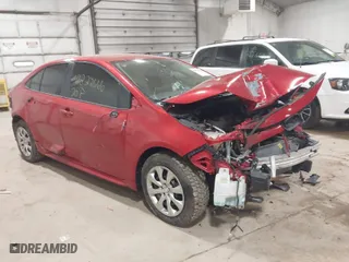 2020 Toyota Corolla LE with VIN JTDEPRAE3LJ027496, listed as a IAAI auction lot 41822666 with 64,433 mi miles. Bid and sale history available at carsss.com. Image 1.