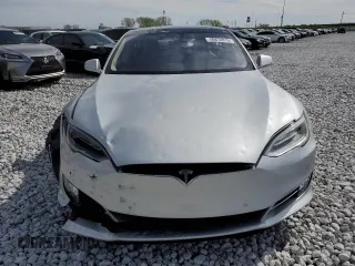 2016 Tesla Model S 90D with VIN 5YJSA1E25GF142104, listed as a Copart auction lot 50874815 with 84,917 mi miles and Salvage Title. Bid and sale history available at DreamBid. Image 5.