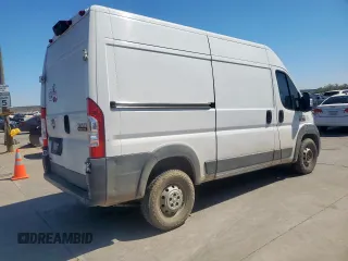 2015 Ram ProMaster Cargo with VIN 3C6TRVBGXFE512589, listed as a Copart auction lot 50187515 with 218,353 mi miles and Clean Title. Bid and sale history available at carsss.com. Image 3.