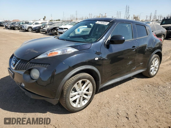 2014 Nissan Juke S with VIN JN8AF5MR5ET353384, listed as a Copart auction lot 47765635 with Not Provided miles and Clean Title. Bid and sale history available at carsss.com. Image 1.