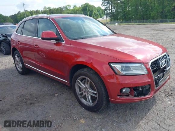 2014 Audi Q5 Premium Plus with VIN WA1CMAFP7EA055438, listed as a IAAI auction lot 41983167 with 157,166 mi miles and . Bid and sale history available at DreamBid. Image 1.