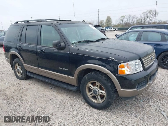 2002 Ford Explorer Eddie Bauer z VIN 1FMZU74E82UA67267, wystawiony jako IAAI lot #42030007 z przebiegiem 235 253 mil mil oraz . Historia ofert i sprzedaży dostępna na DreamBid. Obrazek 1.