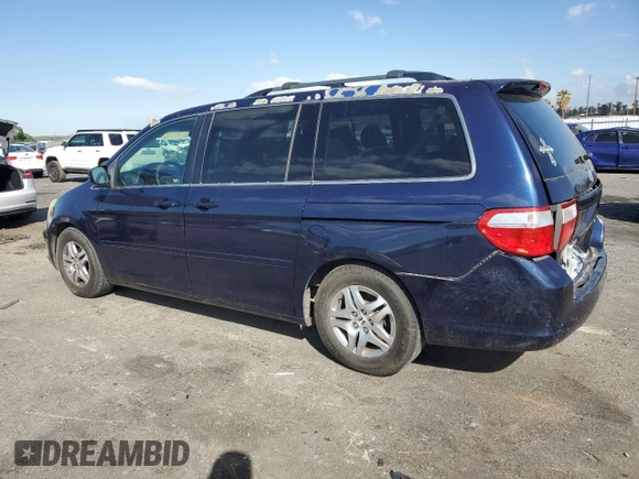 2005 Honda Odyssey EX with VIN 5FNRL38455B083151, listed as a Copart auction lot 51298125 with 210,854 mi miles and Salvage Title. Bid and sale history available at carsss.com. Image 2.