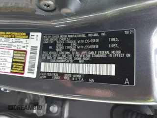2021 Toyota Highlander L z VIN 5TDCZRAH6MS538197, wystawiony jako IAAI lot #42322488 z przebiegiem 129 014 mil mil oraz . Historia ofert i sprzedaży dostępna na DreamBid. Obrazek 9.