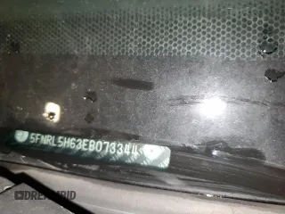 2014 Honda Odyssey EX-L с VIN 5FNRL5H63EB073344, выставлен на аукционе Copart как лот 57634045 с пробегом 162 232 миль миль и Списание • Salvage title. История ставок и продаж доступна на DreamBid. Изображение 13.