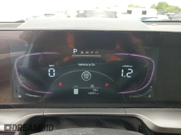 2024 Kia Telluride S with VIN 5XYP64GC5RG538334, listed as a Copart auction lot 53972225 with 14,691 mi miles and Salvage title. Bid and sale history available at DreamBid. Image 9.
