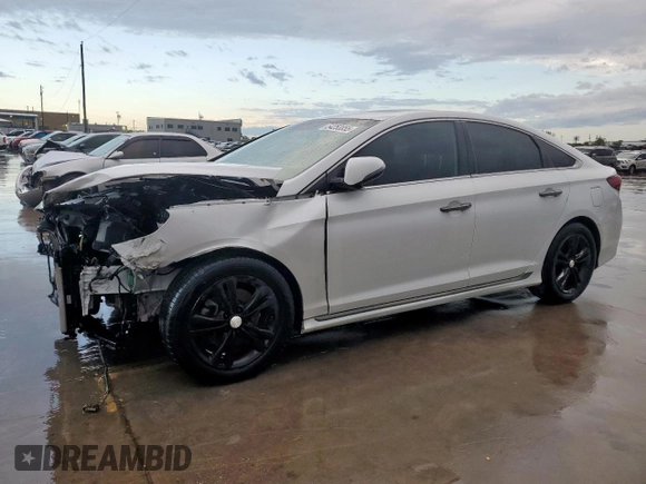 2018 Hyundai Sonata SEL with VIN 5NPE34AF7JH609811, listed as a Copart auction lot 54253855 with 129,435 mi miles and Clean Title. Bid and sale history available at DreamBid. Image 1.