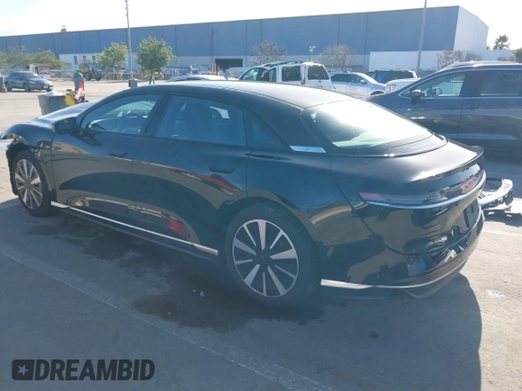 2024 Lucid Air Pure z VIN 50EA1PGA8RA003420, wystawiony jako IAAI lot #41593215 z przebiegiem 3856 mil mil oraz . Historia ofert i sprzedaży dostępna na DreamBid. Obrazek 3.