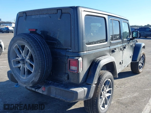 2024 Jeep Wrangler Willys с VIN 1C4RJXN64RW162279, выставлен на аукционе IAAI как лот 41464424 с пробегом 12 928 миль миль и . История ставок и продаж доступна на DreamBid. Изображение 4.