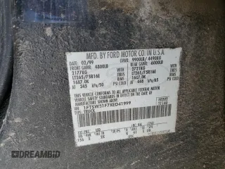 1999 Ford F-350 XL с VIN 1FTSW31F7XED41999, выставлен на аукционе Copart как лот 64244505 с пробегом 286 209 миль миль и Списание • Salvage title. История ставок и продаж доступна на DreamBid. Изображение 12.