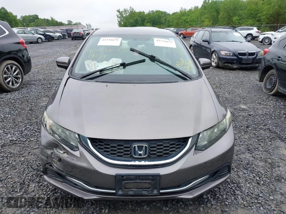 2014 Honda Civic LX z VIN 19XFB2F52EE243892, wystawiony jako IAAI lot #42376675 z przebiegiem 95 661 mil mil oraz . Historia ofert i sprzedaży dostępna na DreamBid. Obrazek 12.