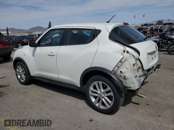 2013 Nissan Juke S with VIN JN8AF5MR2DT216949, listed as a Copart auction lot 53165925 with 124,800 mi miles and Salvage Title. Bid and sale history available at carsss.com. Image 2.