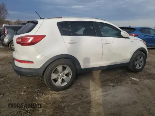 2012 Kia Sportage LX with VIN KNDPBCA23C7291809, listed as a Copart auction lot 46865525 with 145,634 mi miles and Salvage Title. Bid and sale history available at DreamBid. Image 3.