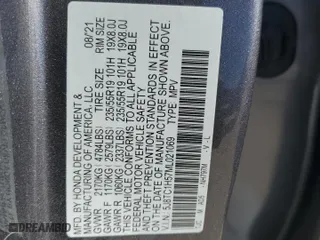 2021 Acura RDX w/Technology Package with VIN 5J8TC1H57ML021069, listed as a Copart auction lot 86820444 with 51,463 mi miles and Salvage Title. Bid and sale history available at carsss.com. Image 14.