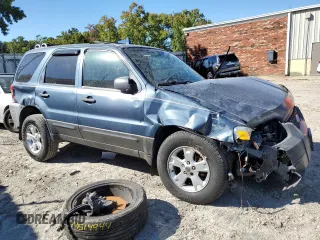2006 Ford Escape XLT with VIN 1FMYU03106KA03632, listed as a Copart auction lot 75416404 with 151,559 mi miles and Salvage Title. Bid and sale history available at carsss.com. Image 4.