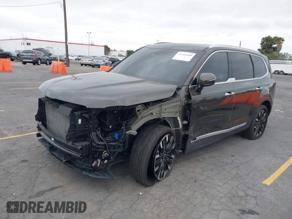 2024 Kia Telluride SX Prestige X-Line with VIN 5XYP5DGC2RG417456, listed as a IAAI auction lot 42110480 with 20,099 mi miles and . Bid and sale history available at DreamBid. Image 19.