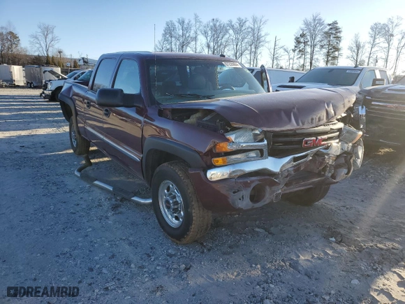 2003 GMC Sierra 1500HD SLT with VIN 1GTGK13U43F198449, listed as a Copart auction lot 87235664 with 0 mi miles and Salvage Title. Bid and sale history available at carsss.com. Image 4.